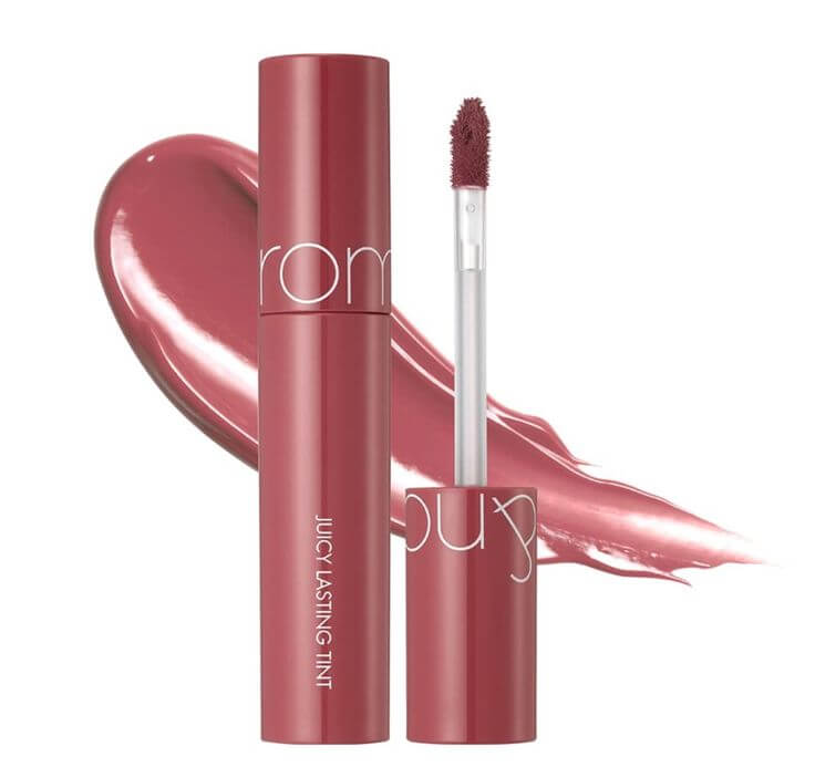 K-Makeup: Top Fruity Glow Tints for Effortless Radiance Get the Look: Peach Glowing Lips
rom&nd ROMAND Juicy lasting Tint Ripe Fruit Colors (18 MULLED PEACH) 