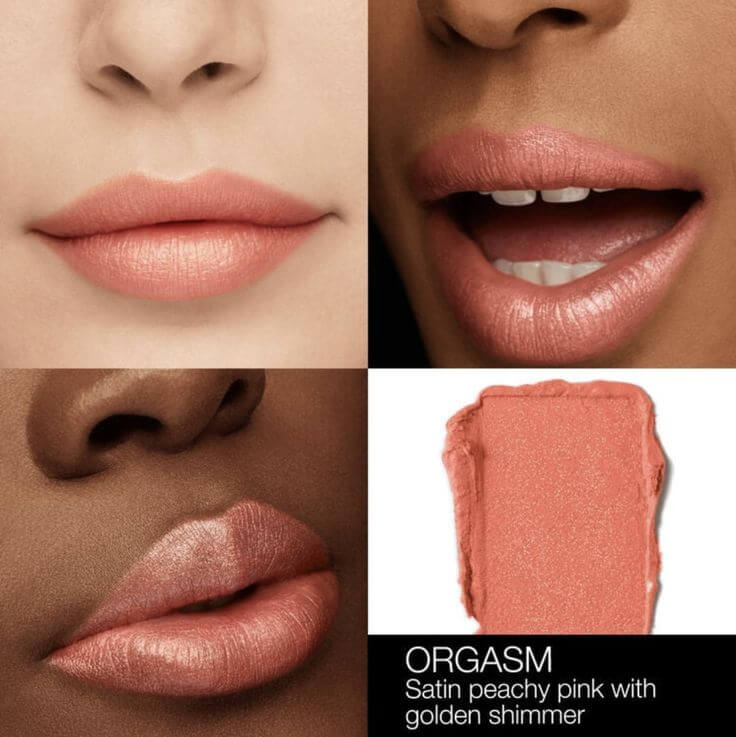 Best Sophisticated Peachy Nude Lipsticks for All Skin Tones 3. NARS Satin Lipstick in Orgasm This lipstick, which adds a hint of golden shimmer to a soft peach tint, provides a fresh makeup look for fair to medium skin tones
NARS Satin Lipstick in Orgasm