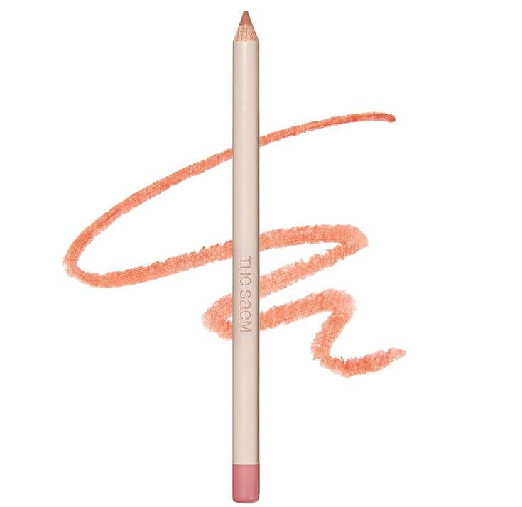3 Must-Have Peach Nude Lip Products for a Radiant Finish THESAEM Cover Perfection Lip Pencil # 03 Peach