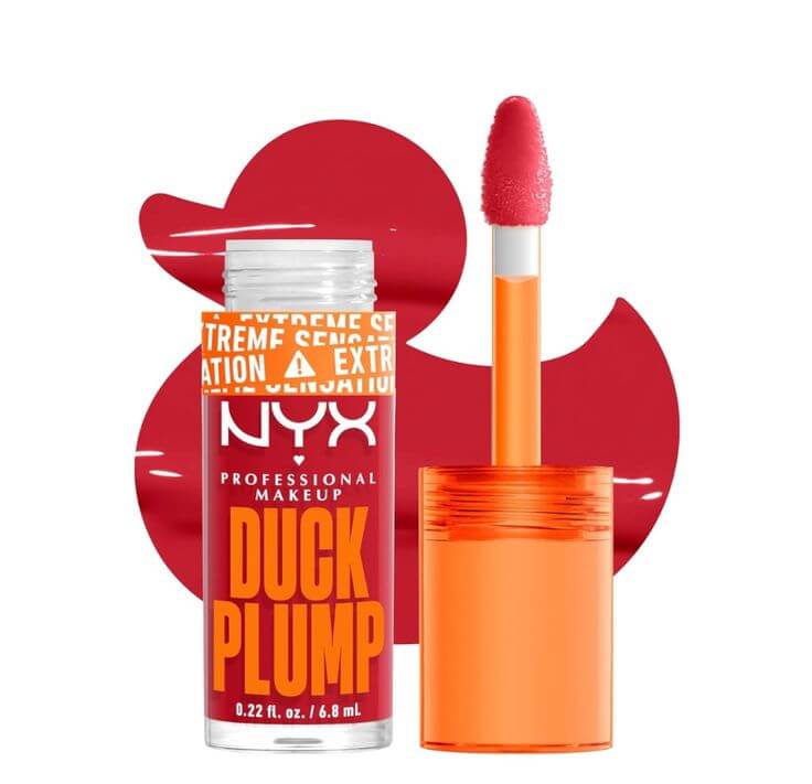 Fresh and Fruity: Best Red Lip Glosses to Inspire a Vibrant Makeup Look Get the Look: High Shine Lip Gloss
NYX DUCK PLUMP HIGH PIGMENT PLUMPING LIP GLOSS in Cherry Spice
