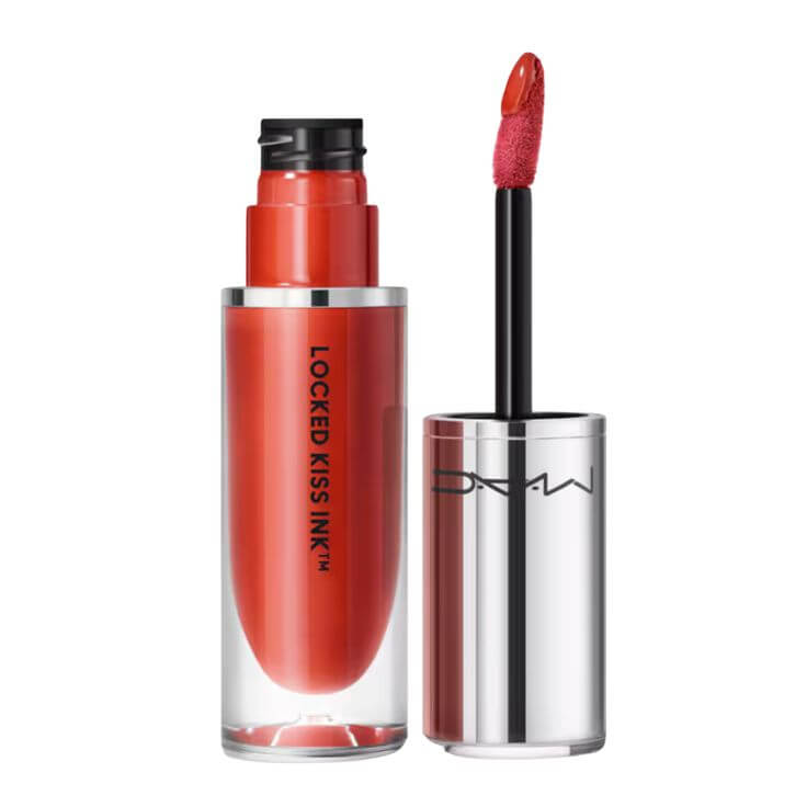 Top 5 MAC Waterproof Lipsticks for All-Day Wear Get the look: Rich Matte Color
MAC Locked Kiss Ink 24HR Lipcolour Lipstick in 92 Brazen (Terracotta)