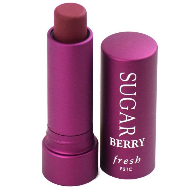Top 3 Tinted Sheer Red Lip Balms for Dry Lips Get the Look: Sun Protection
Fresh Sugar Tinted Lip Treatment 