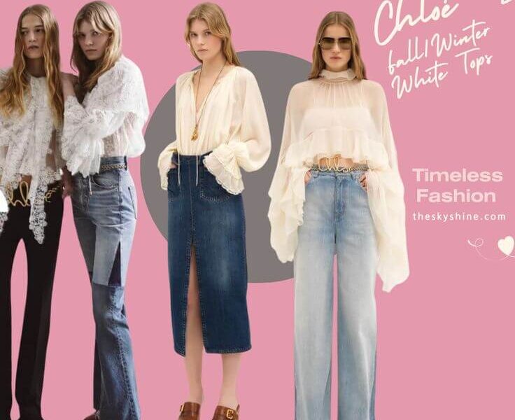 Timeless Elegance: Chloé’s Fall/Winter White Tops