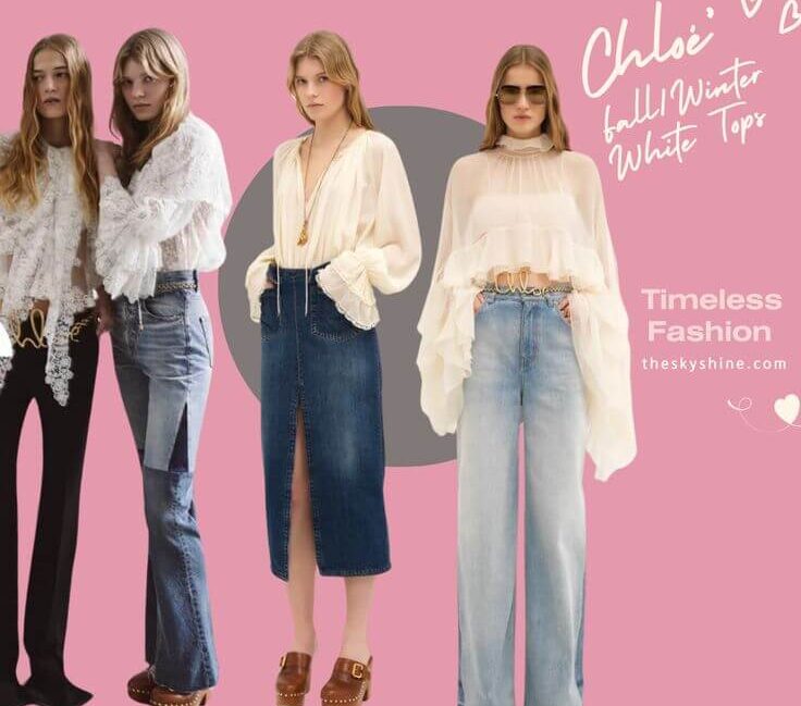 Timeless Elegance: Chloé’s Fall/Winter White Tops