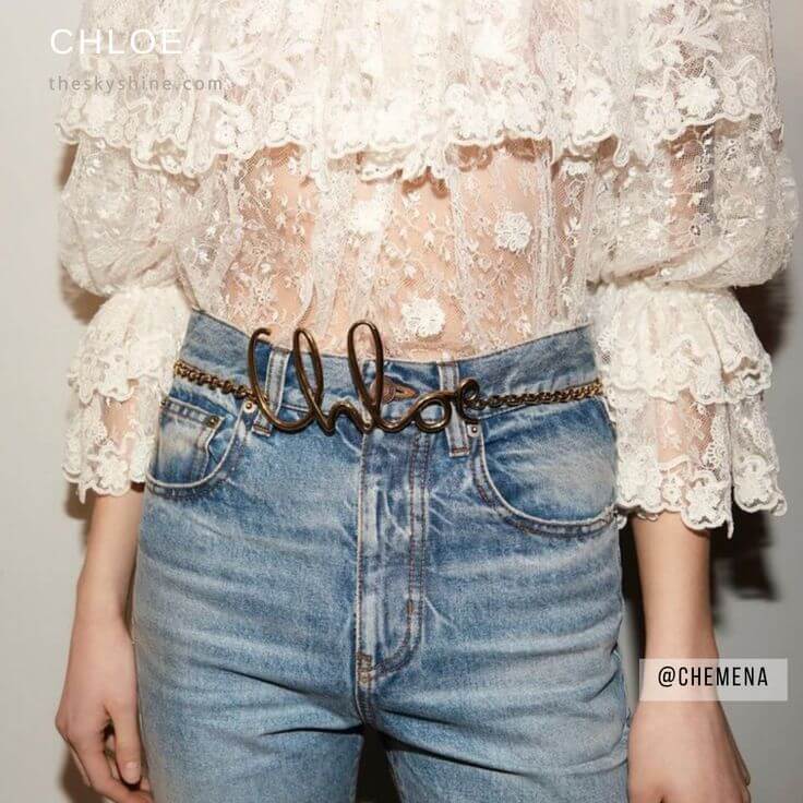 Modern Elegance: Chloé Fall 2024 Ready-to-Wear Collection 1. Lace top
Chloe fall winter 2024 ready to wear