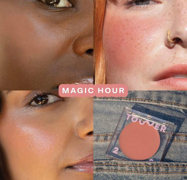 3 Must-Have Rose-Toned Blushes for a Soft, Fresh Glow Tower 28 BeachPlease Tinted Balm #Magic Hour