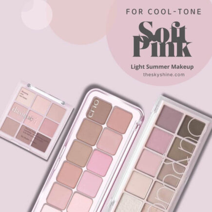 Best Pink Eyeshadow Palettes for Cool-Toned Light Summer Makeup