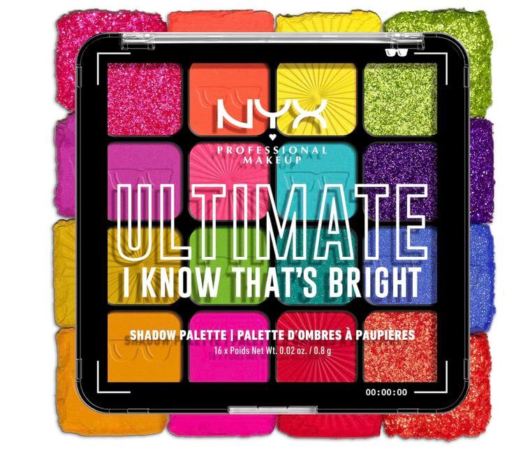 Eyeshadow Picks for a Bright Summer Look NYX Professional Makeup Ultimate Shadow Palette  #Brights