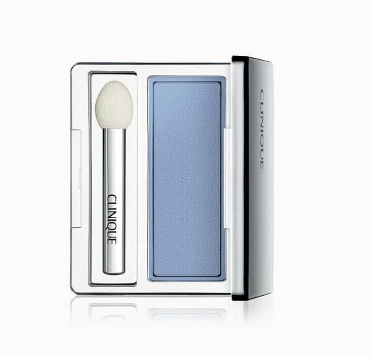 Bright Summer Makeup: Fresh Glow with Cool Radiance Clinique All About Shadow Single Eye Shadow AA Lagoon Soft Shimmer