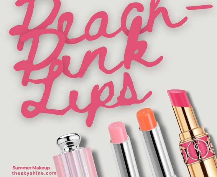 Cool Peach-Pink Lips for Summer: Fresh, Soft & Radiant
