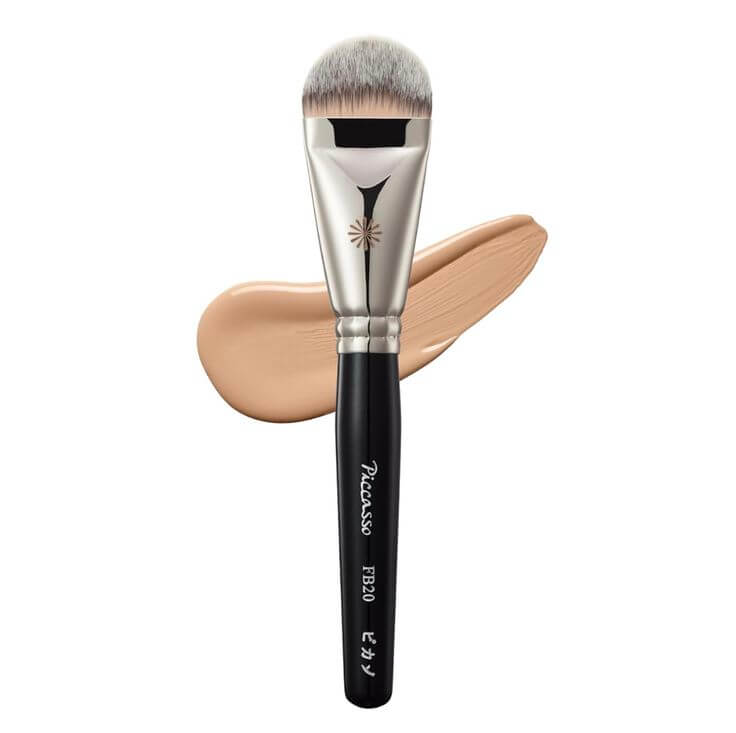 Best Liquid Pink Highlighters for a Radiant Glow Piccasso Brush FB20 Foundation Brush