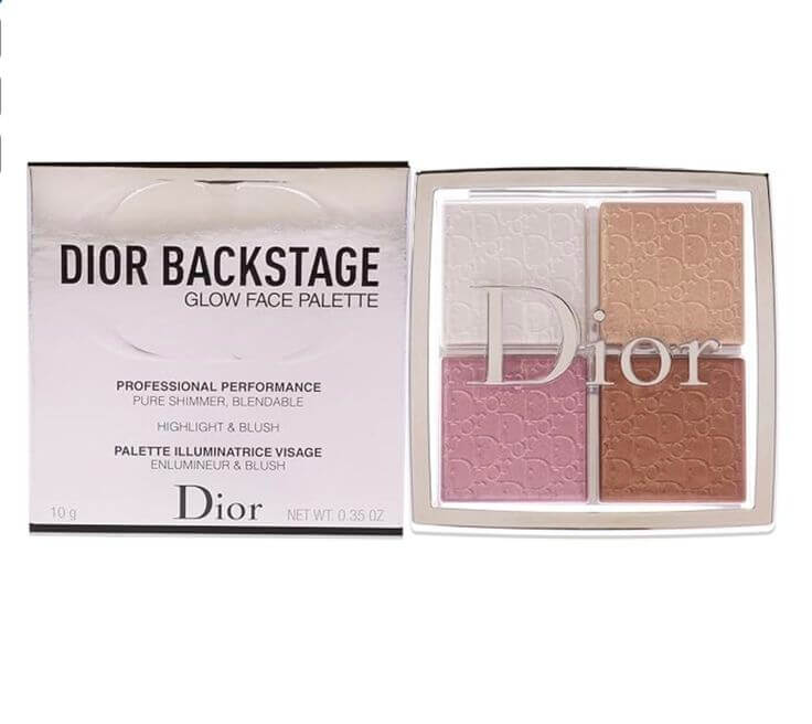 6 Best Highlighters for a Fresh, Radiant Glow Dior Backstage Glow Face Palette – 001 Universal