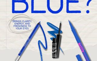 Blue Eyeliner for Summer Music Festival Makeup