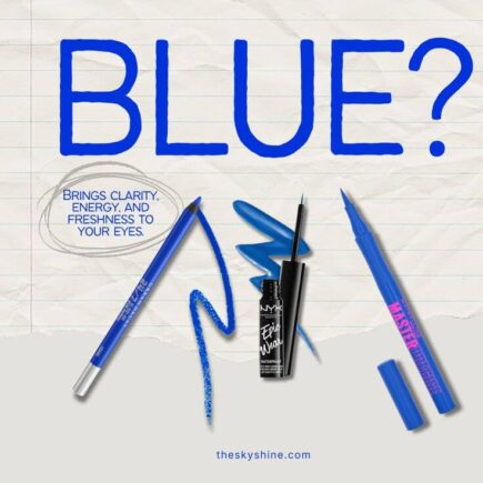 Blue Eyeliner for Summer Music Festival Makeup