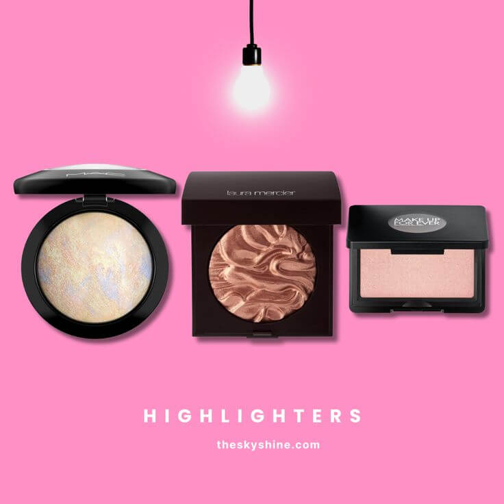 Pink Gold Highlighters for All Skin Tones