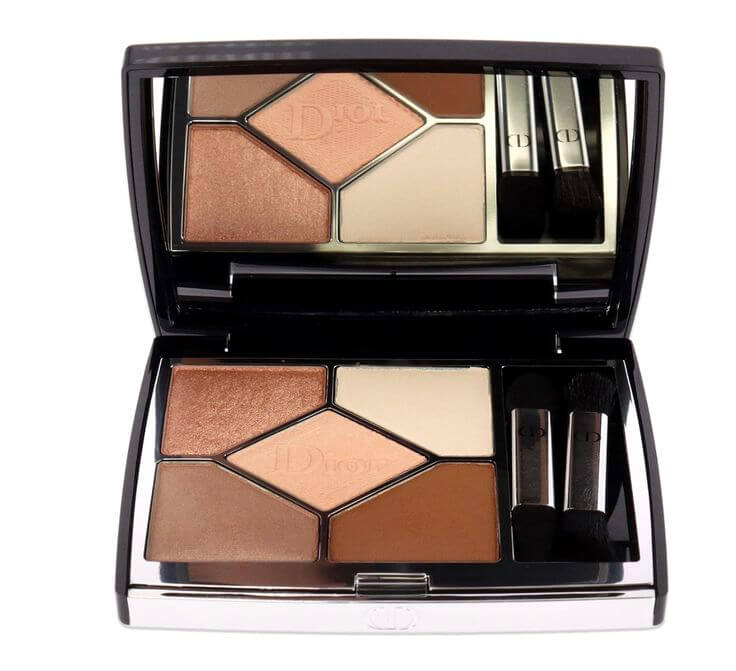 Top Eyeshadow Picks for Muted Summer Look Dior 5 Couleurs Eyeshadow Palette 649 Nude Dress