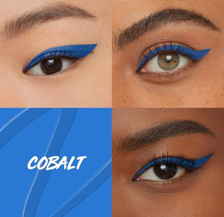 Blue Eyeliner for Summer Music Festival Makeup MAYBELLINE Master Precise All Day Liquid Eyeliner #Cobalt
