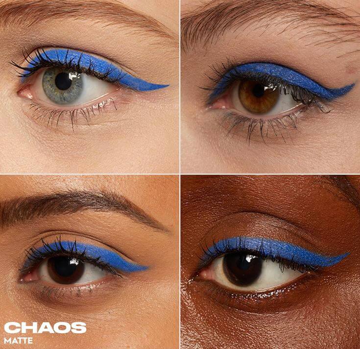 Blue Eyeliner for Summer Music Festival Makeup Urban Decay 24/7 Glide-On Eye Pencil #Chaos