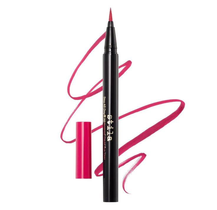 Bright Pink Liquid Eyeliner for Bright Summer stila Waterproof Liquid Eye Liner 09 Regular Cosmic Pink