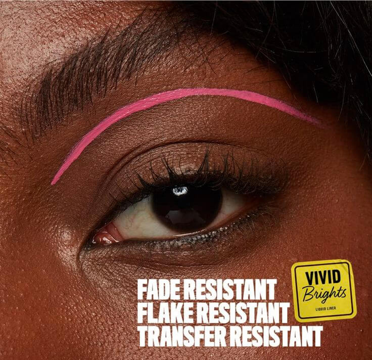 Bright Pink Liquid Eyeliner for Bright Summer NYX Vivid Brights Liner #08 Don't Pink Twice