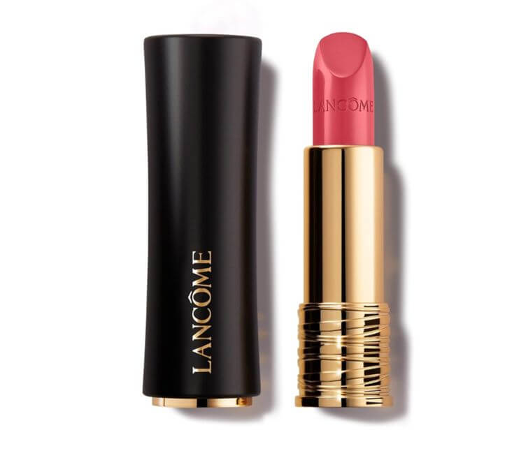 Rosy Lipsticks That Define Effortless Elegance Lancôme L’Absolu Rouge Cream Lipstick #387 crushed Rose 