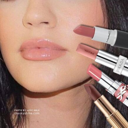 Light Pink-Beige Lips That Complete the Bright Summer Look