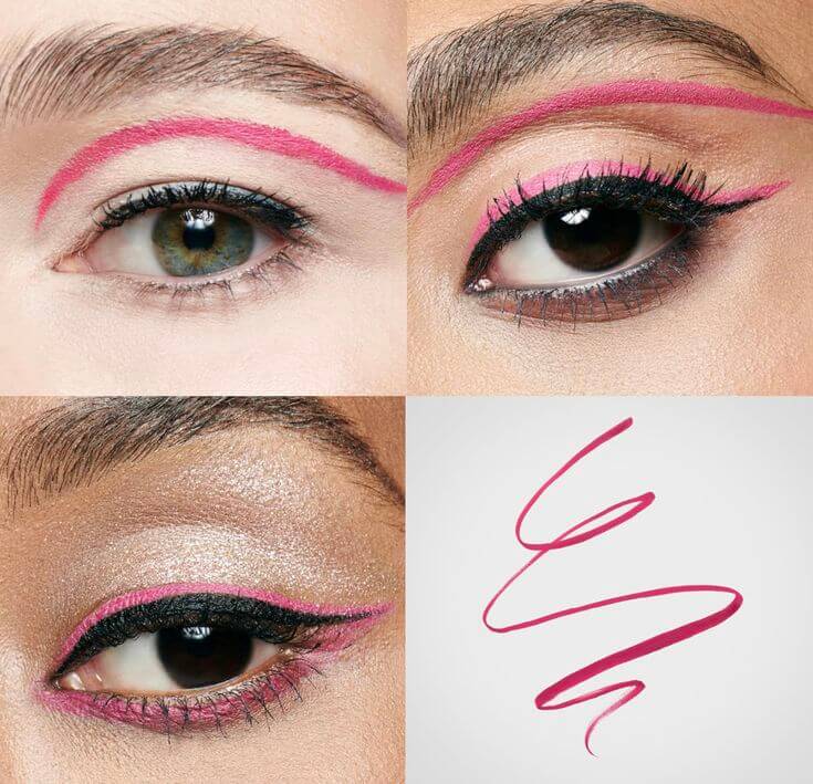Bright Pink Liquid Eyeliner for Bright Summer stila Waterproof Liquid Eye Liner 09 Regular Cosmic Pink