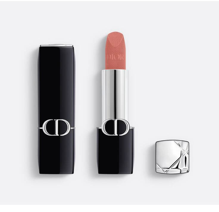 Muted Summer Personal Color Makeup: Elegant Softness in Every Stroke Dior Rouge Couleur Couture  100 Nude Velvet