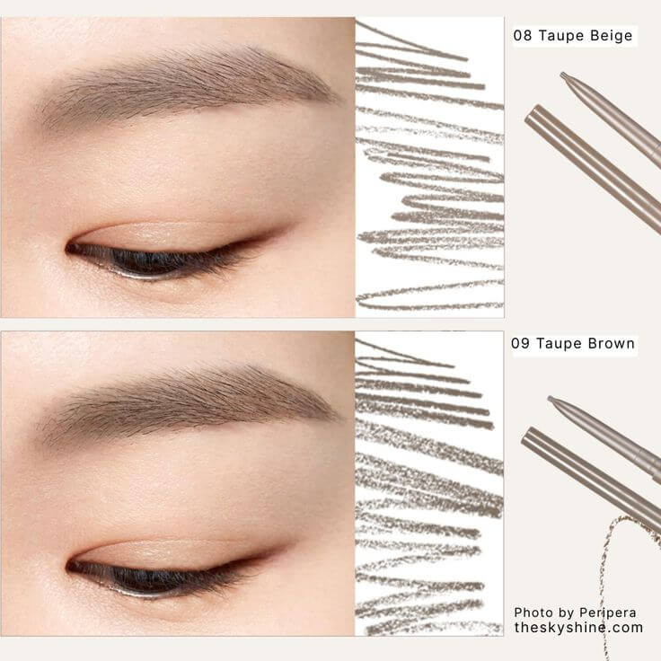 Natural Brows for Deep Features: PERIPERA Speedy Skinny Brow