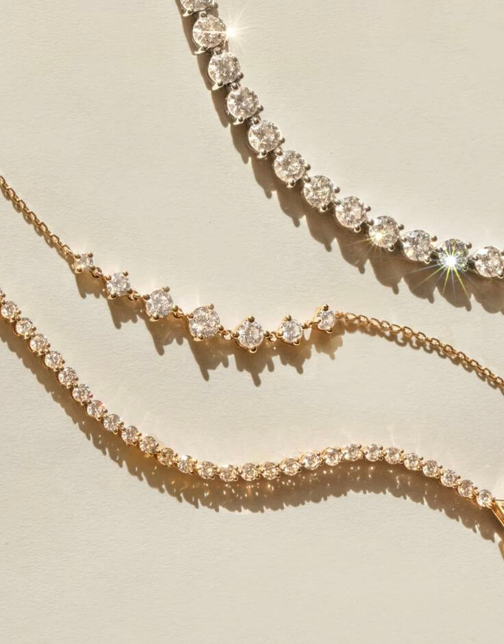 VRAI Tennis Necklaces 