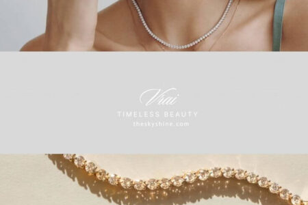 Tennis Necklaces by VRAI: One Clean Line of Light