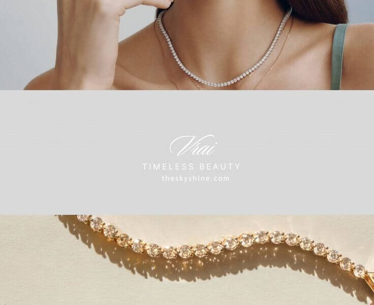 Tennis Necklaces by VRAI: One Clean Line of Light